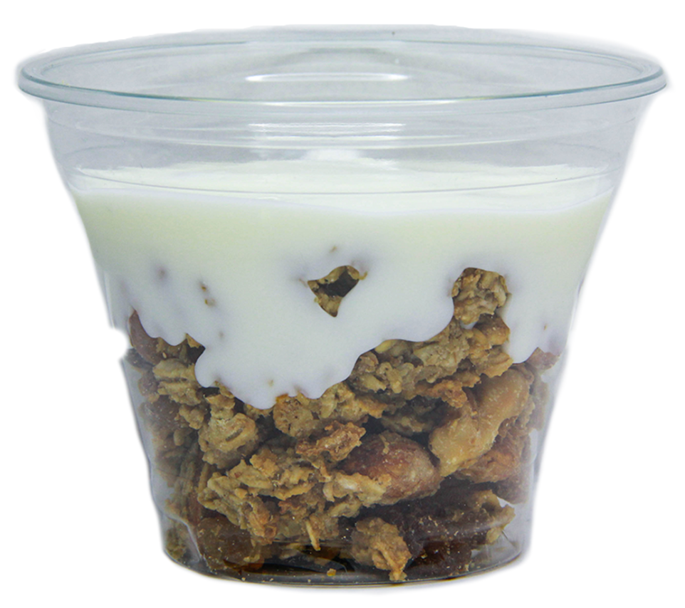 <span style="font-weight: 700;">Полдник</span><br>Гранола с йогуртом и абрикосовым джемом