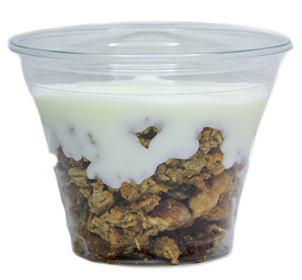 <span style="font-weight: 700;">Полдник</span><br>Гранола с йогуртом и абрикосовым джемом